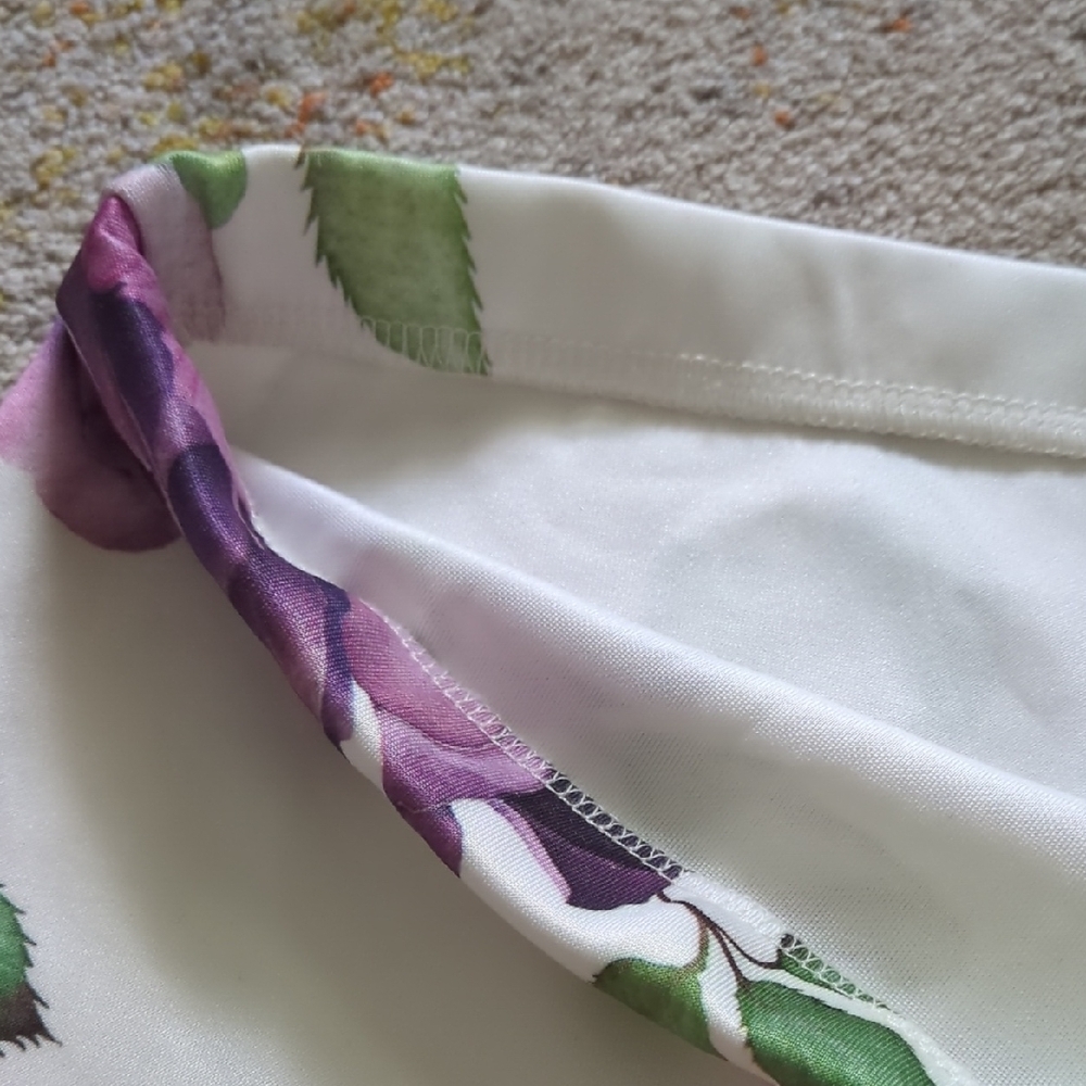 Floral Print Women's Skirt - Picture 7 of 8